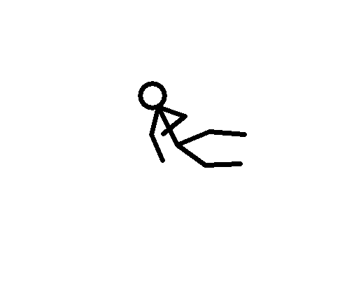 a lonely stick figure jerking off